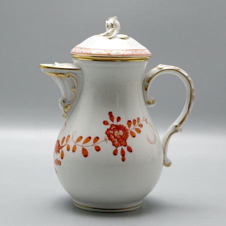 Meissen Mokkakanne Indisch Purpur.
