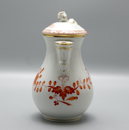 Preview: Meissen Mokkakanne Indisch Purpur.