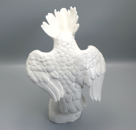 Preview: Nymphenburg Kakadu weiß große Figur 33,7 cm