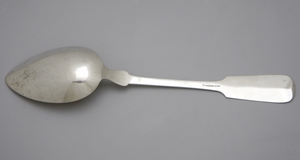 Nr.2. Gemüselöffel 800er Silber A.Künne Altena mit Monogramm.