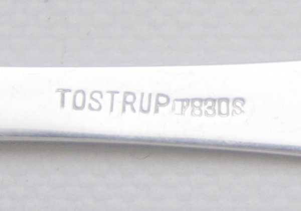 2 Speiselöffel Silber 830er Tostrup