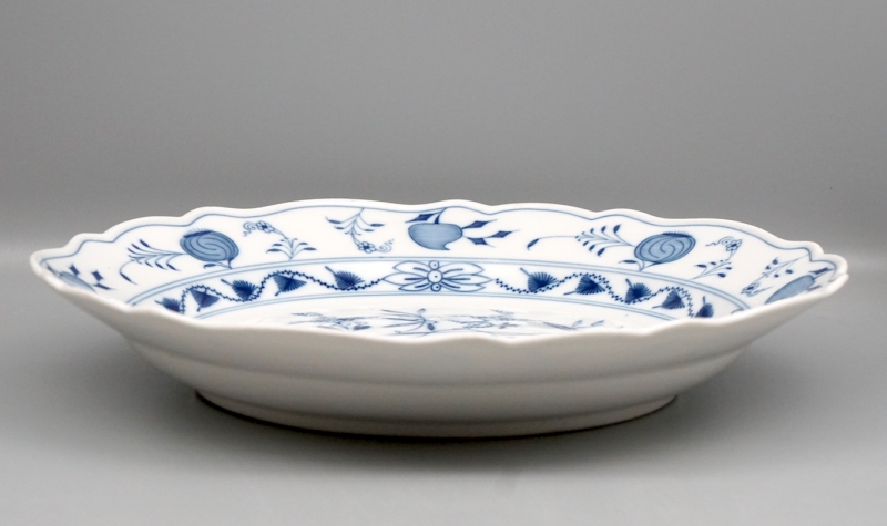 Meissen Platte Zwiebelmuster 19Jhr, Ø 31 cm.