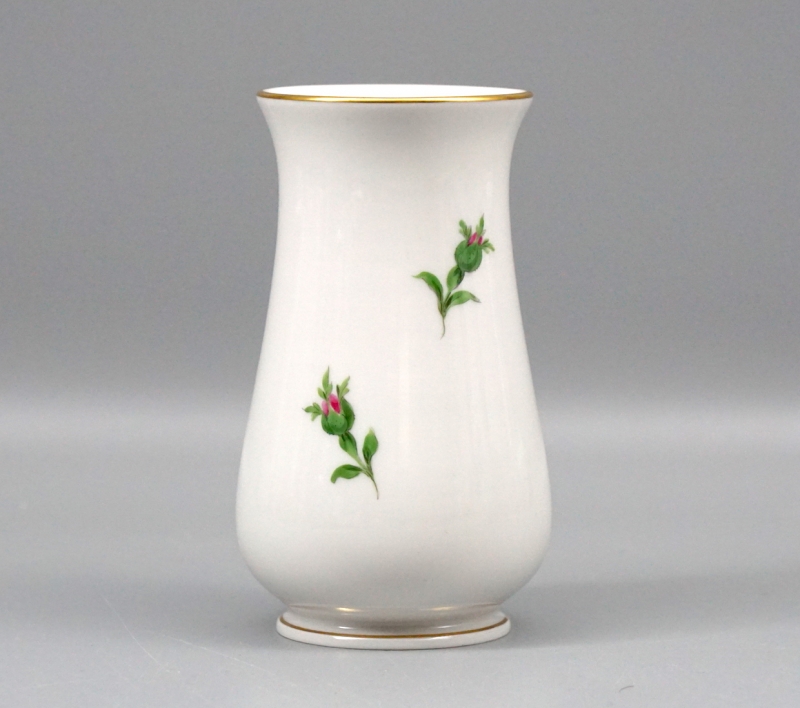 Meissen Vase Rote Rose 1 Wahl.