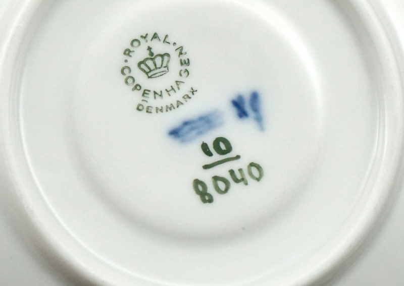 Royal Copenhagen 6 Kaffeegedecke Blaue Blume 1 Wahl.