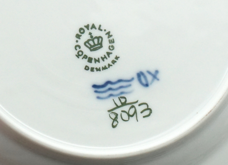 Royal Copenhagen 6 Kaffeegedecke Blaue Blume 1 Wahl.