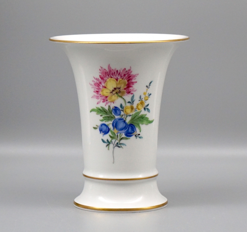 Meissen Krater Vase Blume 3, 1 Wahl.