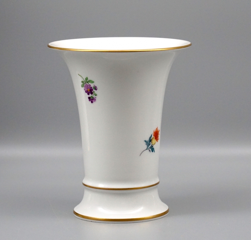 Meissen Krater Vase Blume 3, 1 Wahl.