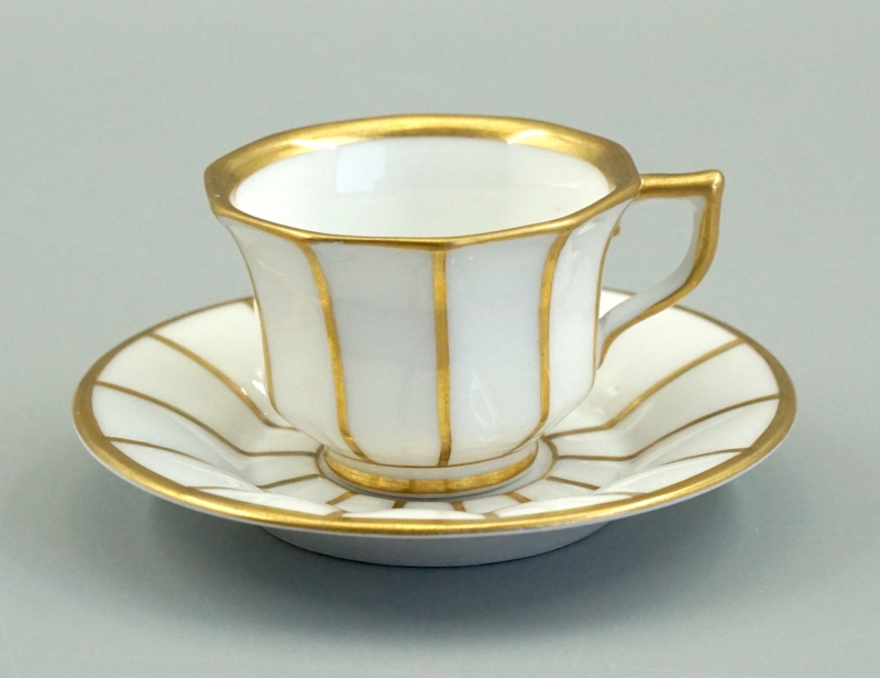 Royal Copenhagen Henriette Mocca Tasse mit Untertasse 8519.