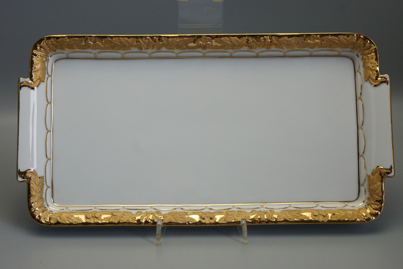 Meissen Königskuchenplatte X-Form.