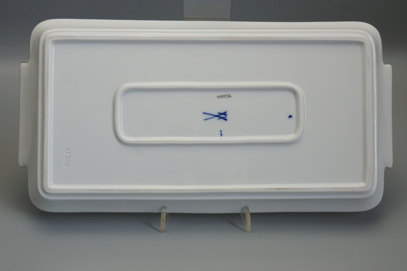 Meissen Königskuchenplatte X-Form.