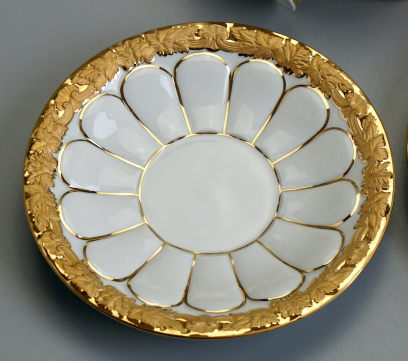 Meissen Kaffeegedeck X-Form.