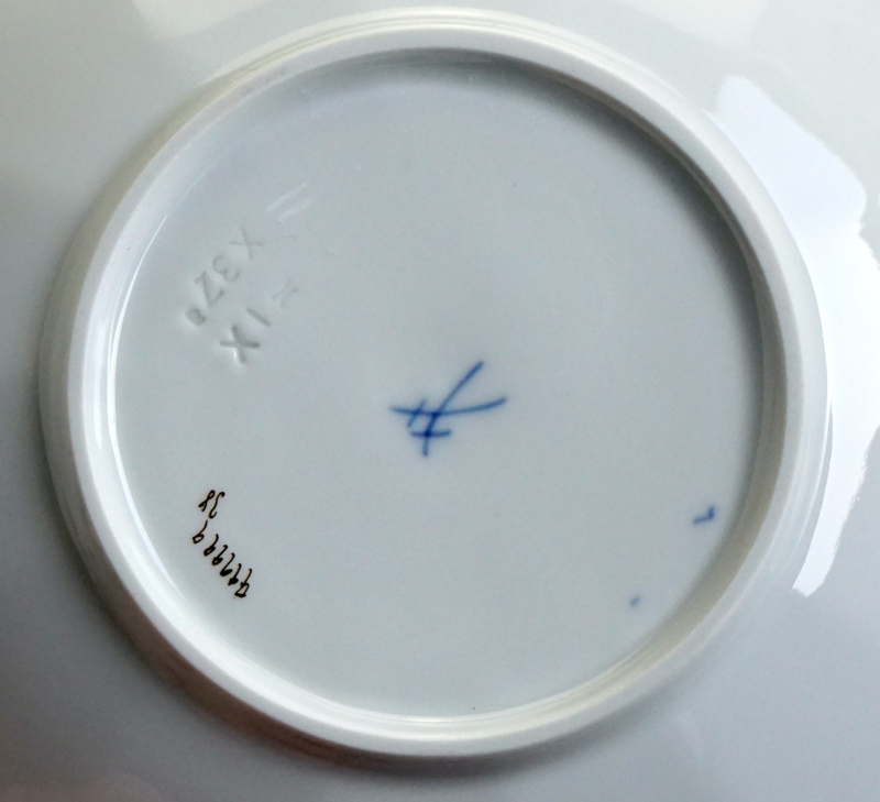 Meissen Kaffeegedeck X-Form.