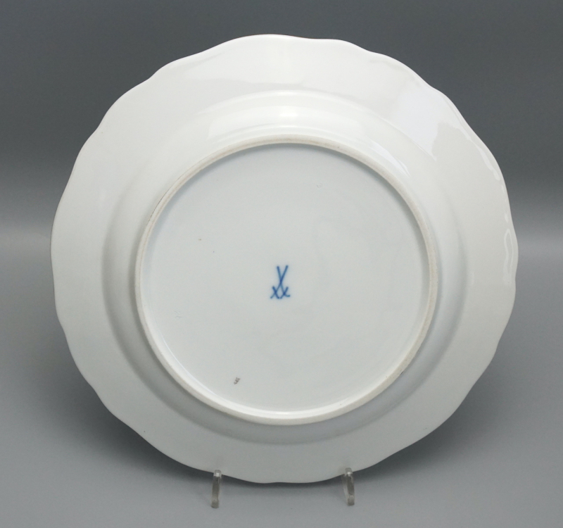 Meissen Kuchenteller Blume 2, 1 Wahl. D-21,7 cm.