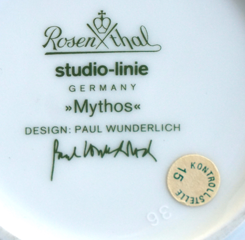 Rosenthal Kaffeekern Mythos Weiß Design Paul Wunderlich.