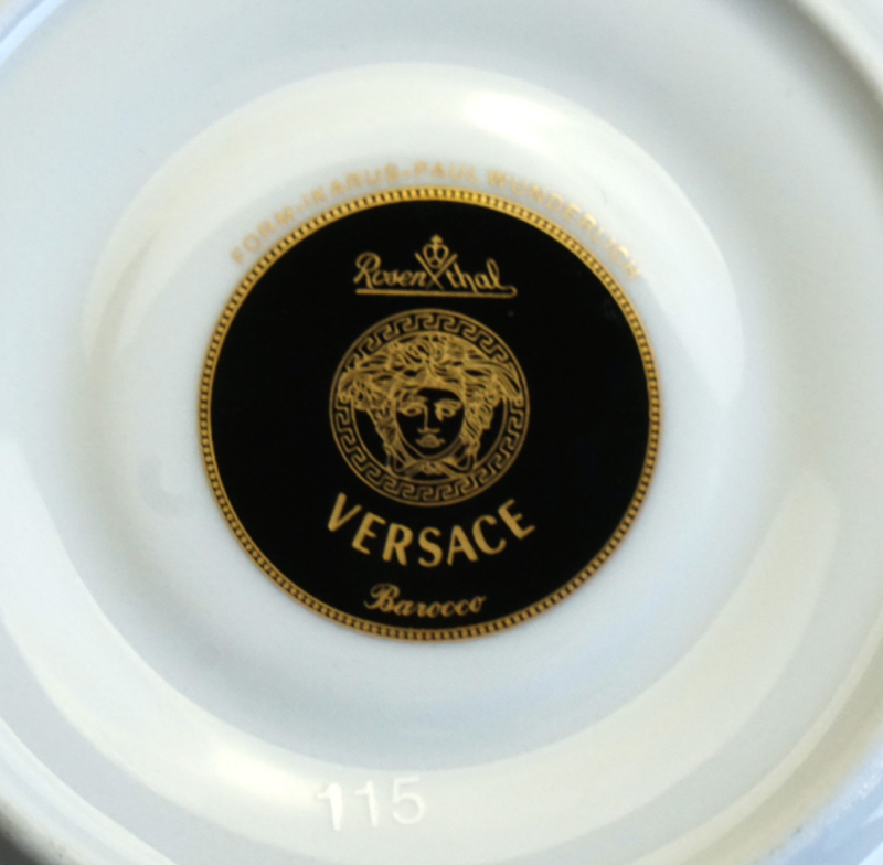 Rosenthal Versace Barocco Moccatasse mit Untertasse 1 Wahl.