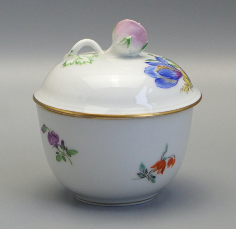 Meissen Zuckerdose Blume 3.