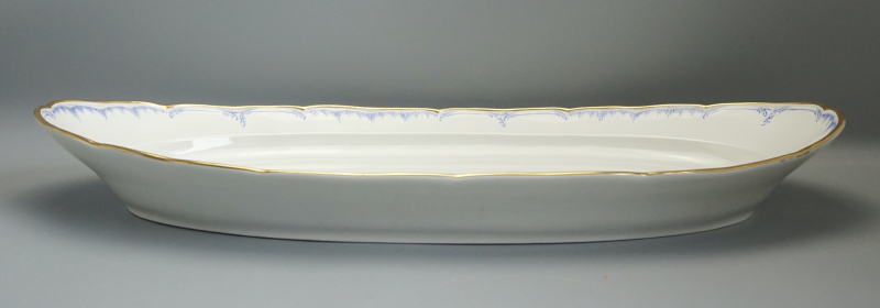 Große KPM Berlin Ovale Platte L 62,5 X 28,5 cm.