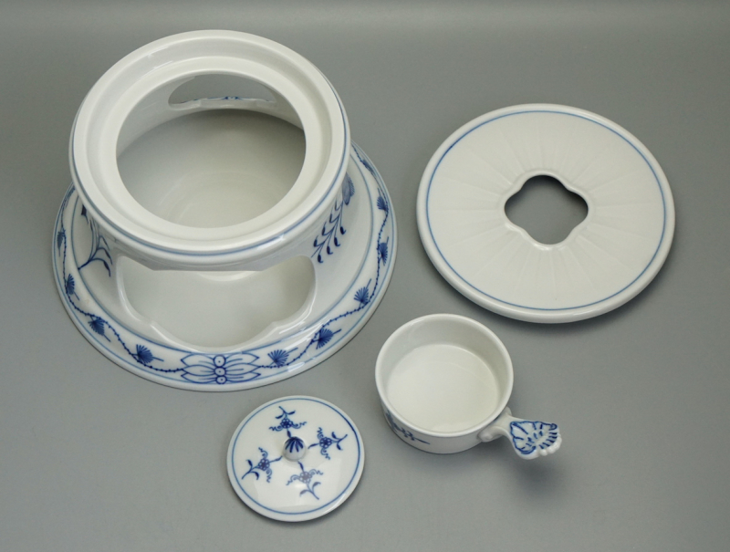 Meissen Stövchen mit Teelichthalter Zwiebelmuster 1 Wahl.