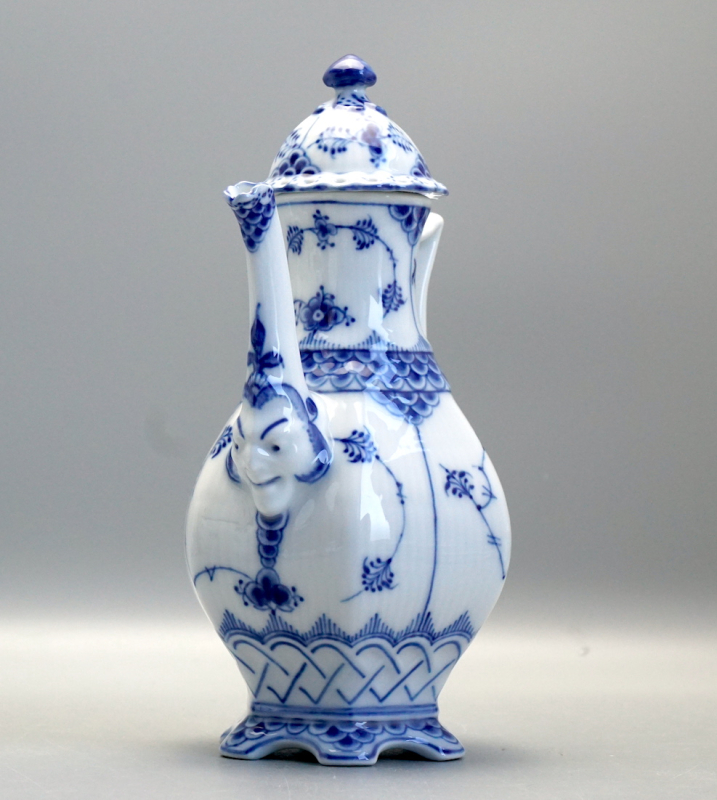Royal Copenhagen Mokkakanne Musselmalet Vollspitze Nr. 1030. 1 Wahl.