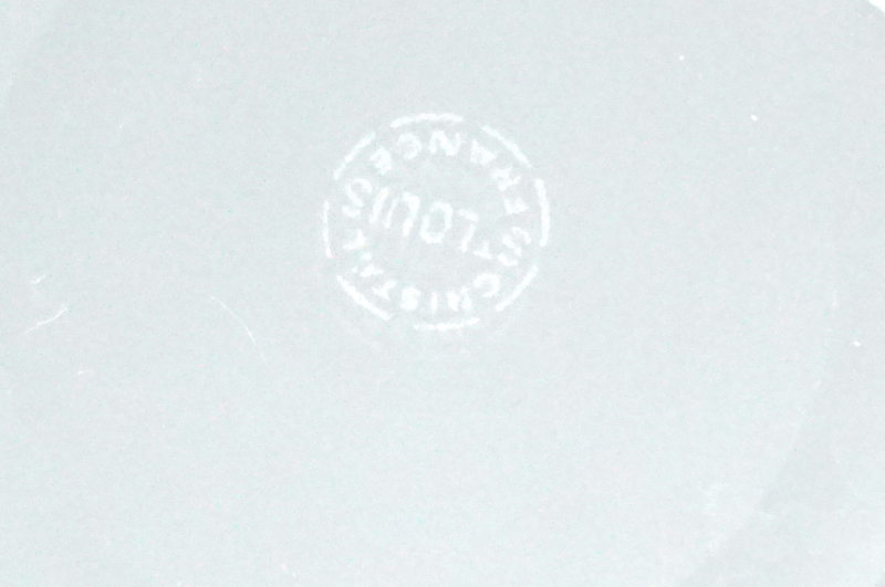 Sant Louis „Thistle“ vergoldete Fingerschale.