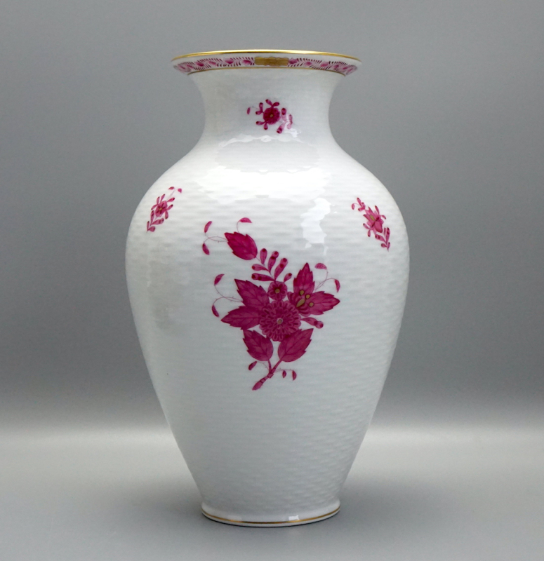 Herend Vase Apponyi Purpur 6962/AP