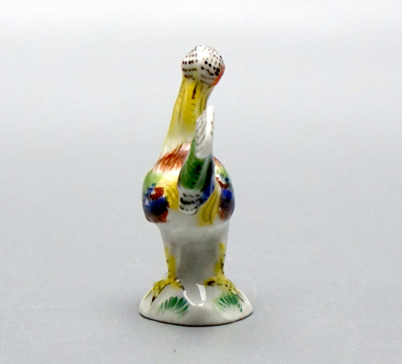 Meissen Miniatur Figur Hahn.