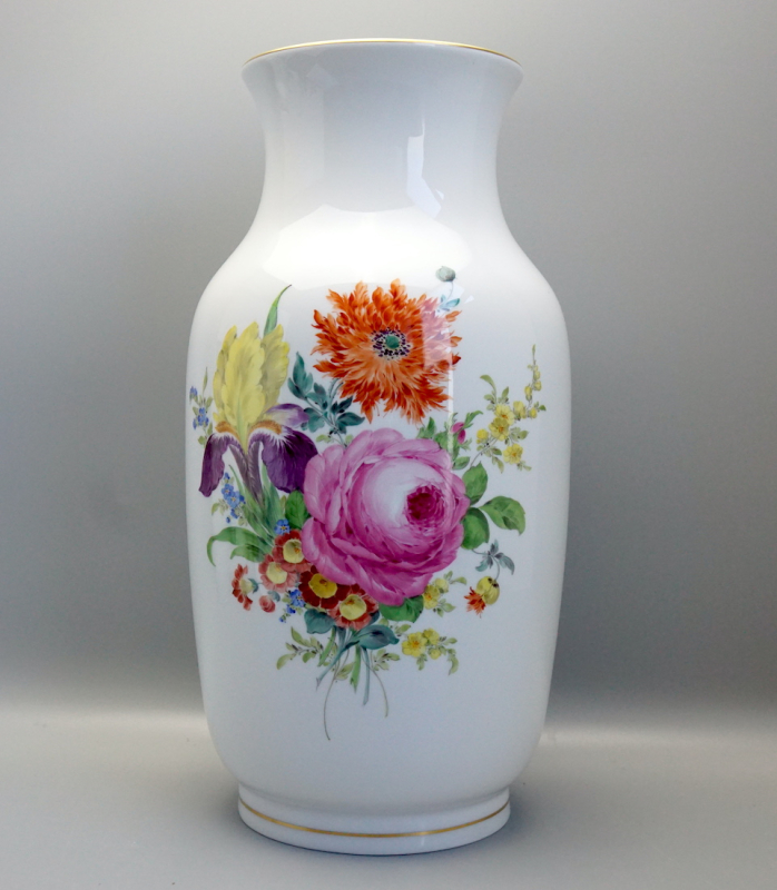 Meissen Große Bodenvase Blumenbukett 1 Wahl.
