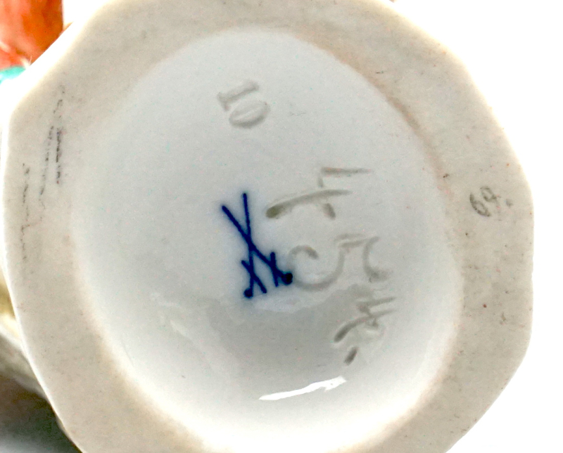 Meissen Figur „Tanzender Harlekin“ – Knaufzeit (1860-1924) – Modell 454 – 1. Wahl