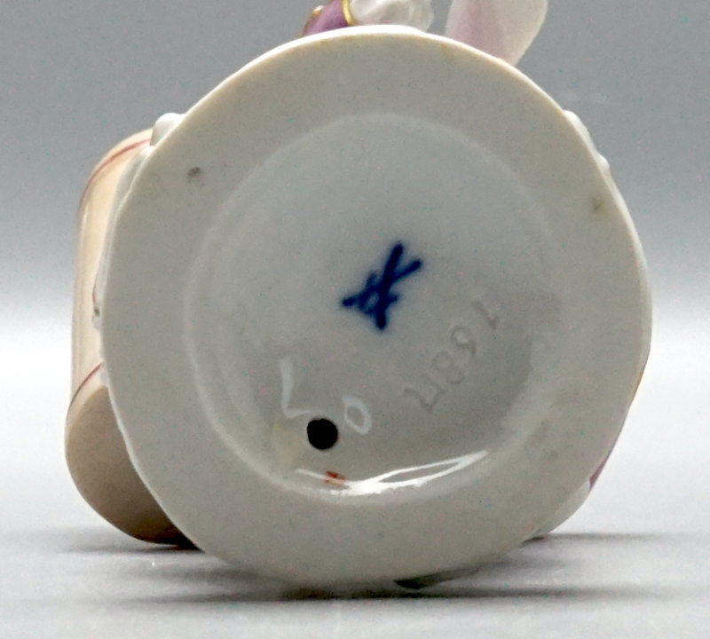 Meissen Figur „Pariser Ausrufer - Losverkäufer“ 1. Wahl Kändler