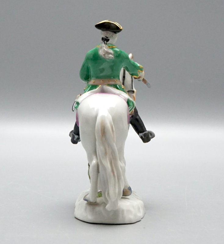 Meissen Miniaturfigur "Jäger zu Pferde" 1 Wahl.