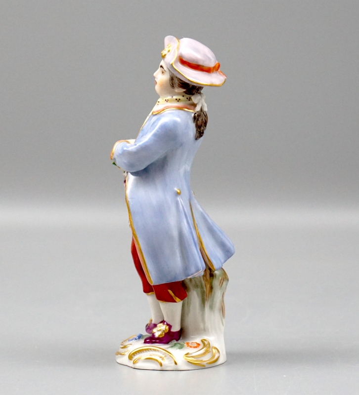 Meissen Porzellan Figur Gärtnerkind mit Blumenstrauß, 1 Wahl.