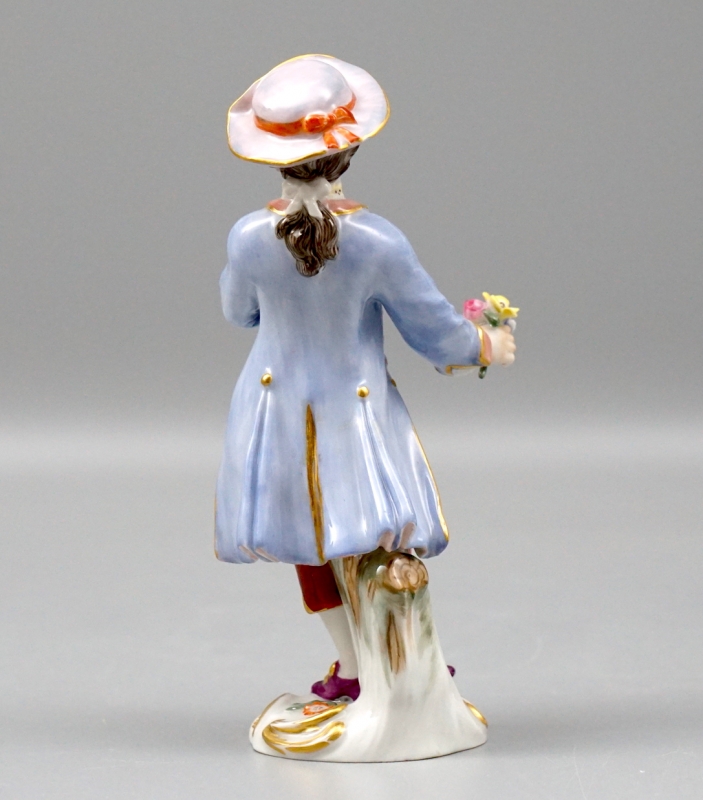 Meissen Porzellan Figur Gärtnerkind mit Blumenstrauß, 1 Wahl.