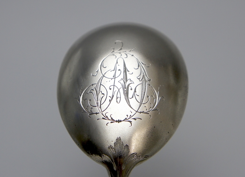 Silber Löffel mit Monogramm 800er Silber Wilhem Binder WTB .