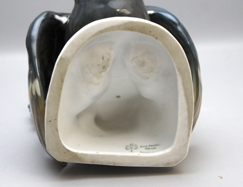 Volkstedt Karl Ens Porzellan Figur Vogel Auerhahn.
