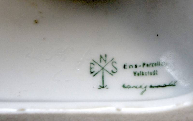 Volkstedt Karl Ens Porzellan Figur Vogel Auerhahn.