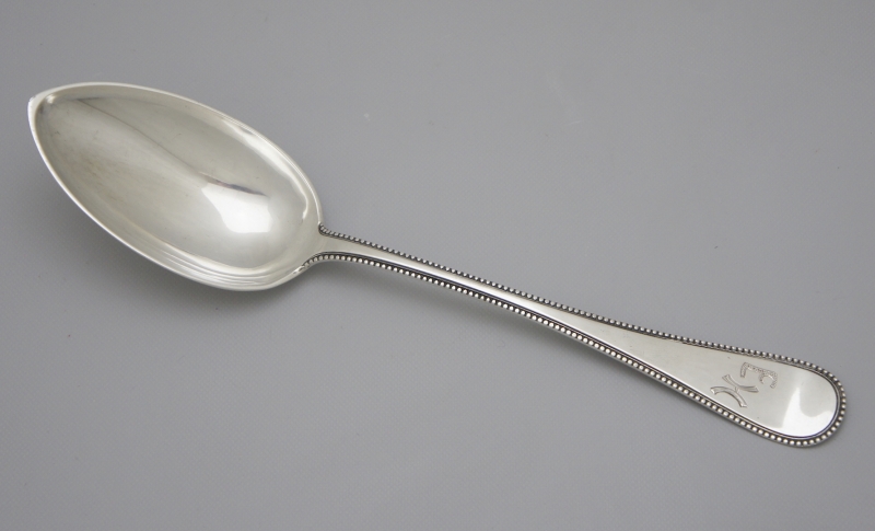 Nr.2. Gemüselöffel 800er Silber Jugendstill C.Thomsen.