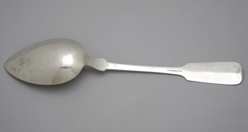Nr.2. Gemüselöffel 800er Silber A.Künne Altena mit Monogramm.