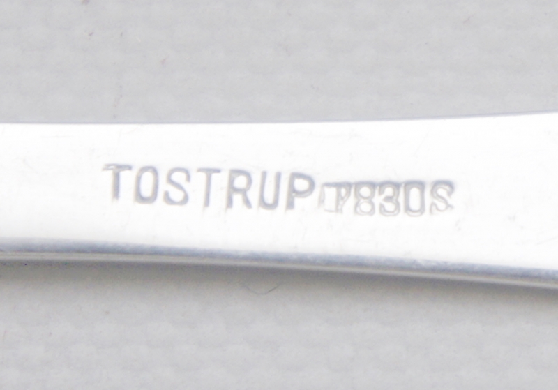 2 Speiselöffel Silber 830er Tostrup