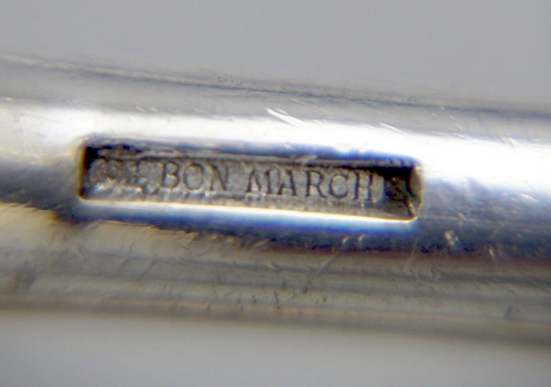 Suppenlöffel 84er Silber Punze BON MARCH.