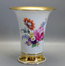 Meissen Krater Vase Blumenbukett, 19 Jhr.